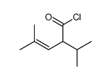 4-methyl-2-propan-2-ylpent-3-enoyl chloride结构式