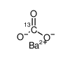Carbonate-13C barium Structure