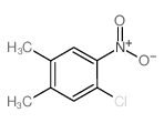 1-氯-4,5-二甲基-2-硝基苯结构式
