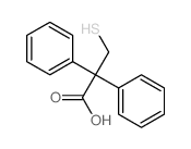 2,2-diphenyl-3-sulfanyl-propanoic acid Structure