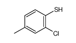 2-chloro-4-methylbenzenethiol结构式