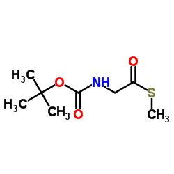 Ethanethioic acid, [[(1,1-dimethylethoxy)carbonyl]amino]-, S-methyl ester (9CI) structure