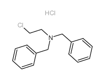 N-(2-氯乙基)二苄胺盐酸盐结构式