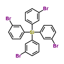 四(3-溴苯基)硅烷结构式
