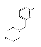 1-(3-fluorobenzyl)piperazine Structure