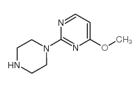 4-甲氧基-2-(1-哌嗪基)嘧啶结构式