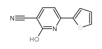 3-氰基-2-羟基-6-(2-噻吩)-吡啶结构式