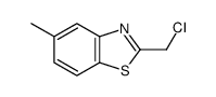Benzothiazole, 2-(chloromethyl)-5-methyl- (7CI,8CI,9CI) Structure