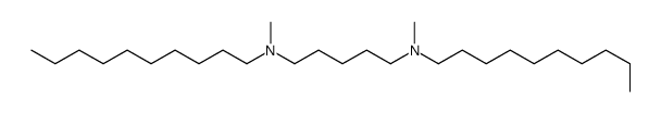 N,N'-didecyl-N,N'-dimethylpentane-1,5-diamine结构式