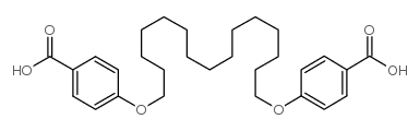 4,4'-Pentadecanediyldioxydibenzoic acid structure