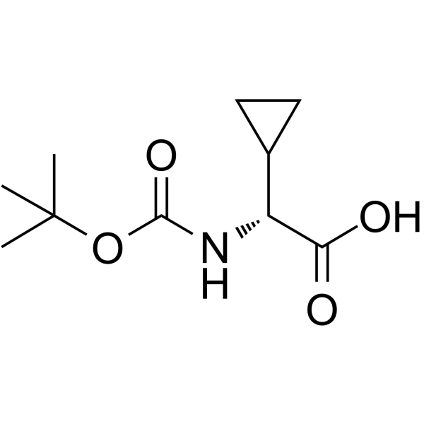 Boc-D-环丙基甘氨酸图片
