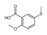 5-(methylthio)-o-anisic acid Structure