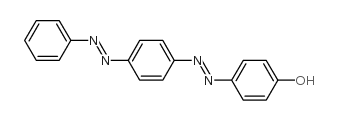 Phenol,4-[2-[4-(2-phenyldiazenyl)phenyl]diazenyl]- structure