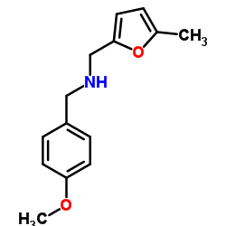 1-(4-Methoxyphenyl)-N-[(5-methyl-2-furyl)methyl]methanamine Structure