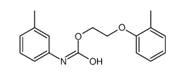 2-(2-methylphenoxy)ethyl N-(3-methylphenyl)carbamate Structure