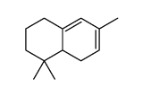 4,4,7-trimethyl-2,3,4a,5-tetrahydro-1H-naphthalene Structure