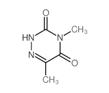 1,2,4-Triazine-3,5(2H,4H)-dione,4,6-dimethyl- Structure