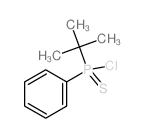 chloro-phenyl-sulfanylidene-tert-butyl-phosphorane结构式