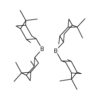 tetra(isopinocampheyl)diborane(6) Structure