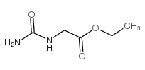 Glycine,N-(aminocarbonyl)-, ethyl ester structure