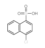 1-Naphthalenesulfonicacid, 4-chloro- Structure