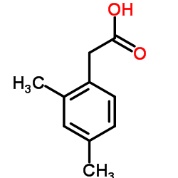 (2,5-Dimethylphenyl)acetic acid structure