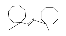 bis(1-methylcyclooctyl)diazene Structure