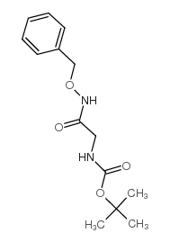 2-[(叔丁氧基)羰基氨基]-N-(苯基甲氧基)乙酰胺结构式