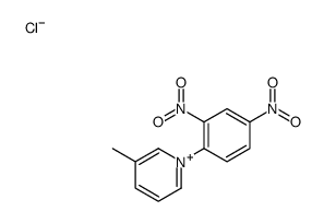 1-(2,4-dinitrophenyl)-3-methylpyridin-1-ium,chloride Structure
