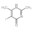 5-氟-2,6-二甲基嘧啶-4(3h)-酮结构式