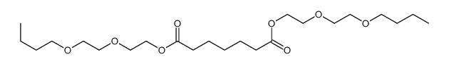 bis[2-(2-butoxyethoxy)ethyl] heptanedioate Structure