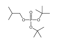 ditert-butyl 2-methylpropyl phosphate Structure