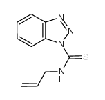 N-(2-丙烯基)-1H-苯并三唑-1-碳硫酰胺结构式