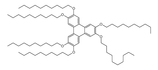 2,3,6,7,10,11-Hexakis[decyloxy]triphenylene structure