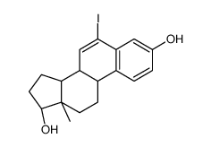 6-iodo-1,3,5(10),6-tetraene-3,17 beta-diol Structure