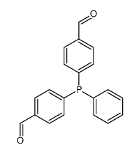 4-[(4-formylphenyl)-phenylphosphanyl]benzaldehyde Structure