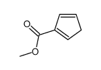 1,4-Cyclopentadiene-1-carboxylic acid, methyl ester (9CI) Structure