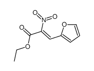 ethyl 3-(furan-2-yl)-2-nitroprop-2-enoate结构式