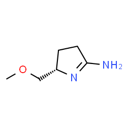 2H-Pyrrol-5-amine,3,4-dihydro-2-(methoxymethyl)-,(S)-(9CI) Structure