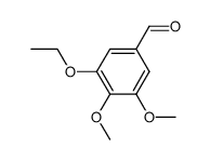 3-ethoxy-4,5-dimethoxybenzaldehyde结构式