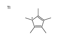 (1,2,3,4,5-pentamethylcyclopenta-2,4-dien-1-yl)thallium结构式