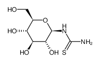N-β-D-glucopyranosylthiourea Structure