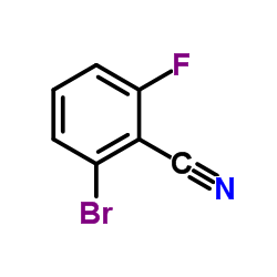 2-Bromo-6-fluorobenzonitrile Structure