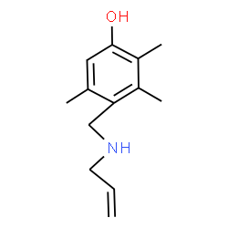 Phenol, 4-[(allylamino)methyl]-2,3,5-trimethyl- (8CI) Structure