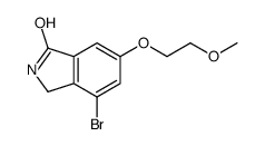 4-BROMO-6-(2-METHOXYETHOXY)ISOINDOLIN-1-ONE Structure