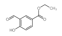 3-甲酰基-4-羟基-苯甲酸乙酯结构式