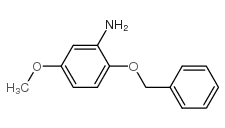 3-氨基-4-苯甲氧基茴香醚结构式