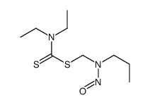 [nitroso(propyl)amino]methyl N,N-diethylcarbamodithioate Structure