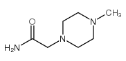 2-(4-甲基哌嗪-1-基)乙酰胺结构式
