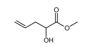 2-hydroxypent-4-enoic acid methyl ester Structure
